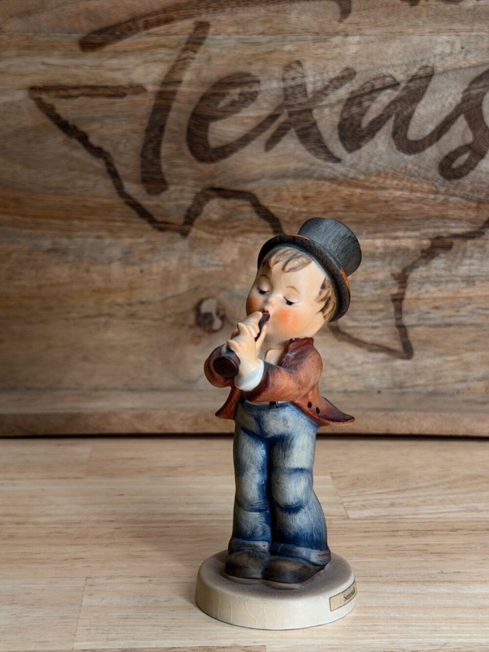 Hummel Goebel Serenade Figurine 85/0 Boy Playing Flute VINTAGE